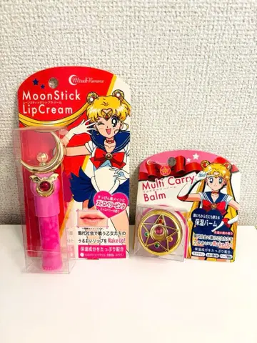 미사용 새상품 세일러문 멀티 칼리밤 문 스틱 립크림