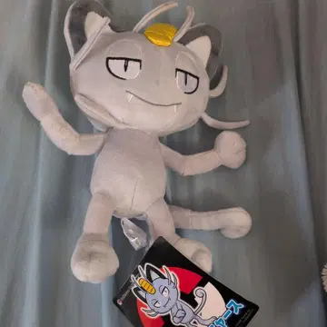 포켓몬 알로라 나옹 봉제 인형 약 25cm