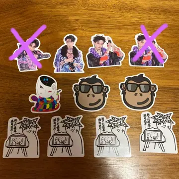 용궁성 OSHIBAI 스티커 세트 낱개 판매 가능 춘공