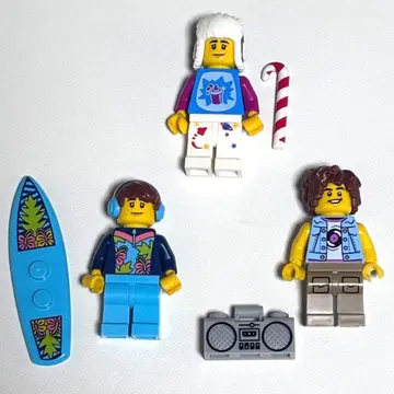 LEGO 미니 피규어와 부품 세트 레고 미니 피규어 3개 묶음 판매