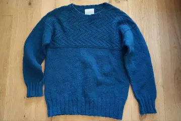 기센누마 니팅 etude M 사이즈 블루 계열 (겨울 바다)