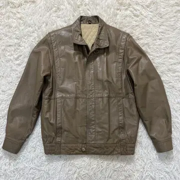 빈티지 싱글 라이더 가죽 자켓 소가죽 M