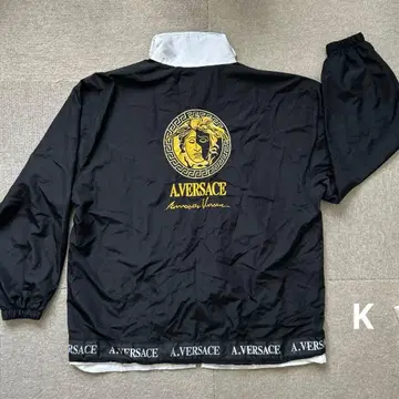 나일론 자켓 바스락 자수 로고 집업 스트릿 빅