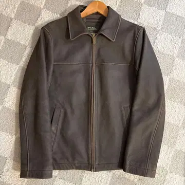 eddie bauer 트래커 가죽 자켓 브라운