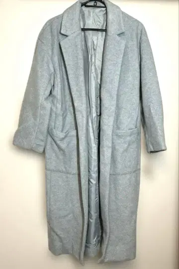 [택 포함 미사용 새상품] 아스프리 롱 코트 블루 M