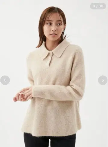 [ 새상품 ] Mila Owen 4WAY 모헤어 라메 페플럼 니트 풀오버