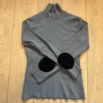 cygne 그레이 터틀넥 니트 긴팔