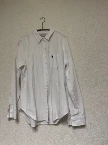 컨디션 최상 Abercrombie & Fitch 화이트 긴팔 셔츠 L