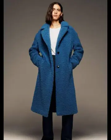 ZARA 테디베어 보아 코트