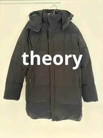 theory 남성용 후드 부착 다운