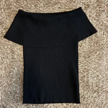 SNIDEL(스나이델) Sustaina 오프숄더 니트 풀오버