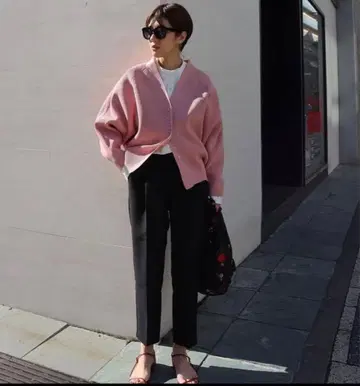 마차트 아모사 핑크 가디건