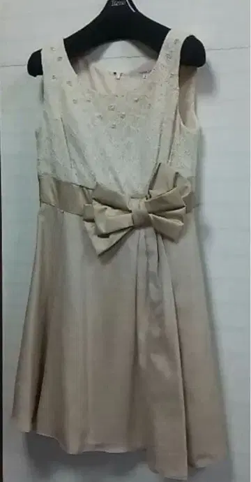 압와이저 럭스 레이스 리본 원피스