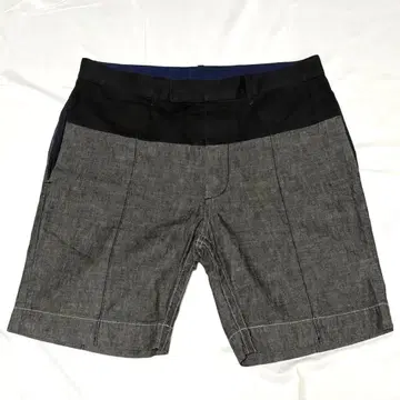 sacai 사카이 데님 숏 팬츠