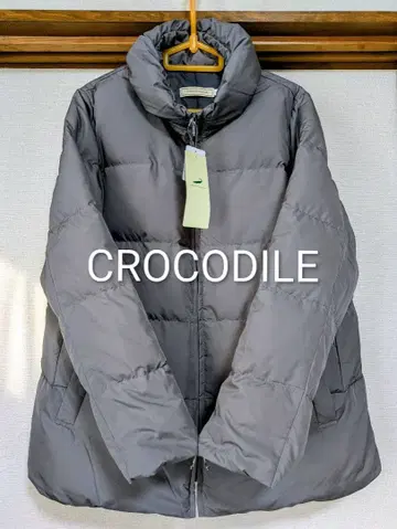 CROCODILE 그레이 다운 자켓 코트 L 사이즈 택 포함 새상품