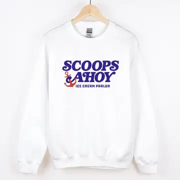 L SCOOPS AHOY 기묘한 이야기 아이스크림 맨투맨