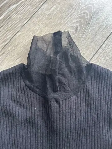 트라노이 TRANOI 튤 터틀 블랙