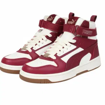 푸마(PUMA) 스니커즈 리바운드 조이 하이 와이드 크림슨