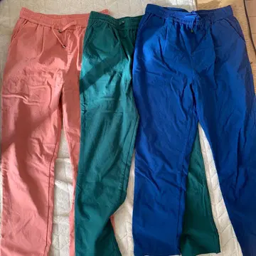 coen 속기모 캐주얼 팬츠 3색 세트