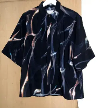 HATRA 반팔 셔츠 추상 무늬