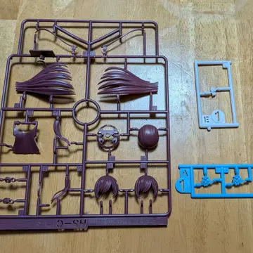 30MS 아이돌 마스터 샤이니 컬러즈 오사키 아마나 헤어 파츠만 미조립