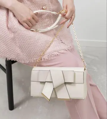 RANDA 리본 벨트 숄더백