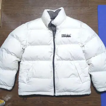 퍼스트 다운 다운 자켓 그레이 화이트