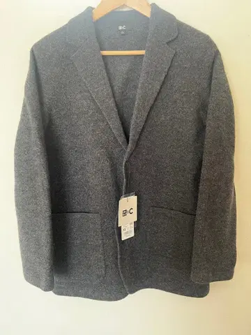 유니클로C 니트 자켓 XS 다크 그레이