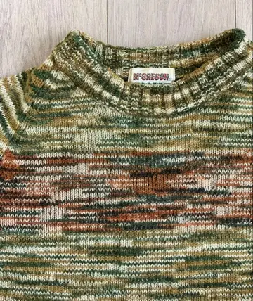 McGREGOR 맥그리거 빈티지 니트 스웨터 믹스 컬러 구제 의류