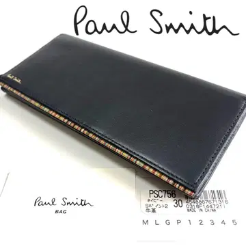 새상품 폴스미스 Paul Smith 스트라이프 포인트 가부세 장지갑