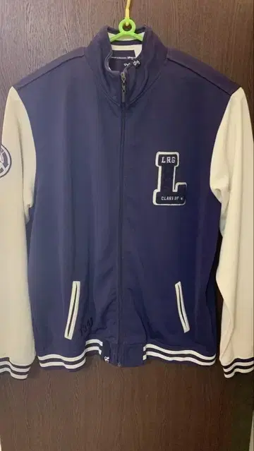 엘르 LRG 자켓 화이트 네이비