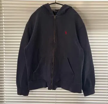 POLO 네이비 지퍼 후드티 후디 랄프 로렌 구제 의류