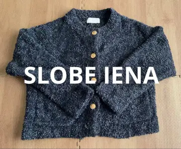 SLOBE IENA 니트 가디건 네이비