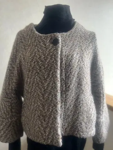 노카라 트위드 자켓