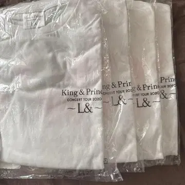 King & Prince 콘서트 투어 2020 티셔츠 5매 세트
