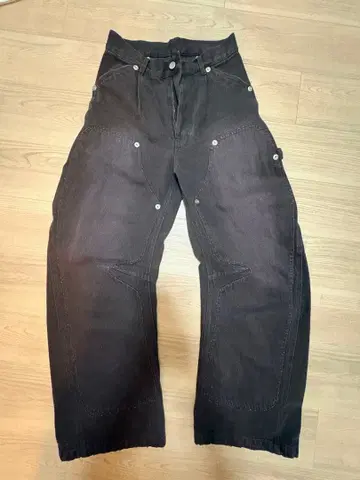 CONZ 커브드 레그 팬츠 사이즈 1