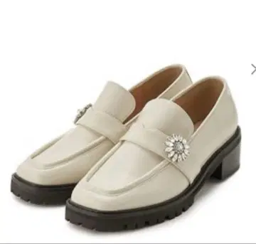 Lily Brown 릴리 브라운 비쥬 탱크 힐 로퍼 M 사이즈