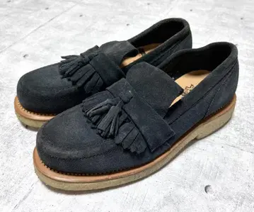 새상품 영국제 조지 콕스 퀼트 태슬 로퍼 크레이프솔