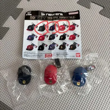 NEW ERA 59FIFTY 캡슐 토이 3개 세트