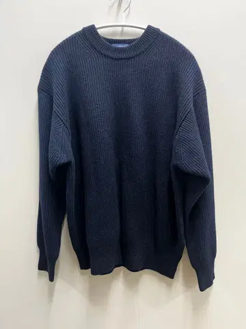 ORCIVAL 네이비 리브 편직 스웨터 사이즈 5