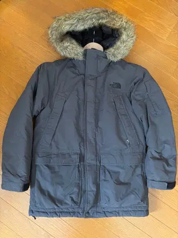 더 노스페이스 그레이 다운 자켓