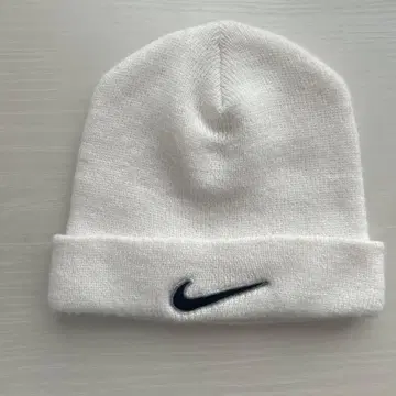 [ 90s ] 나이키 비니 니트 모자 화이트