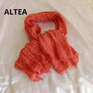 [새상품급] altea 알테아 코랄 핑크 스톨