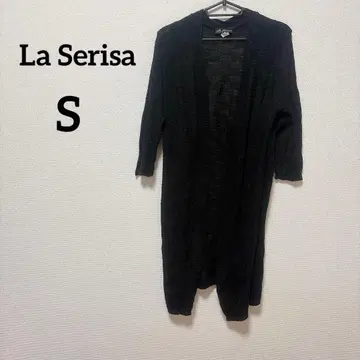 La Serisa [ S ] 블랙 롱 가디건
