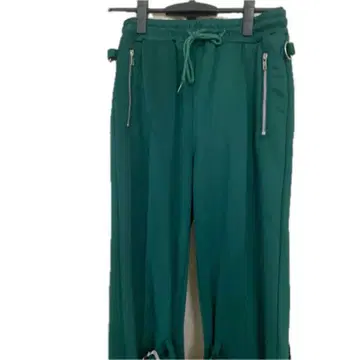 X-girl 저지 본디지 팬츠 그린