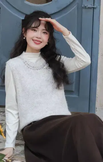 겨울 외출용 상의! 따뜻한 캐주얼 파티, 모임, 데이트에도