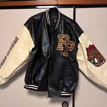 펠레펠레 가죽 자켓 호랑이 무늬