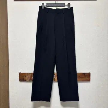 THE SHINZONE 블랙 슬랙스 팬츠 블랙 캐주얼 깔끔한