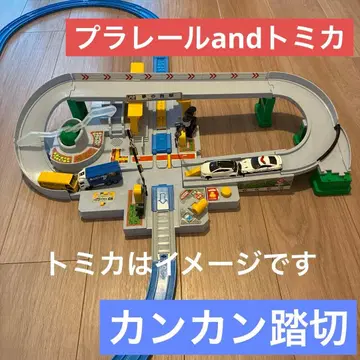 프라레일 레일 세트 깡깡 건널목 토미카도 놀 수 있는 사운드 음성 포함