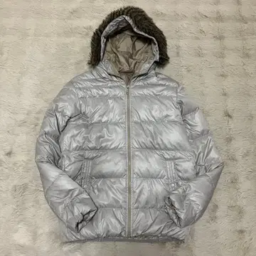 [레어] y2k 00s UNIQLO 퍼 라이트 다운 헤이세이 시크 스타일